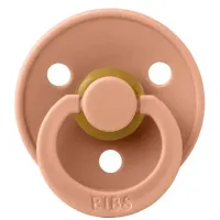 Пустышка круглая латексная BIBS Peach (0-6 мес.) foto
