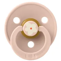 Пустышка круглая латексная BIBS Studio Colour Jasmine - Blush (6-18 мес.) foto
