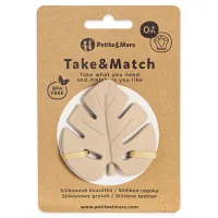 Силиконовая игрушка для прорезывания зубов Petite&Mars Take & Match Desert Sand foto