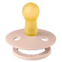 Set 2 suzete rotunde din latex BIBS Colour Vanilla/Blush (6-18 luni) foto