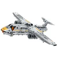 Set de construcție iM Master Mechanical Master - „Avion militar”, 329 piese