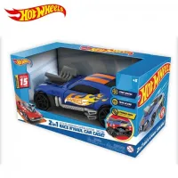 Hot Wheels Automobil de curse și garaj 2 în 1