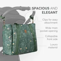 Сумка для мам KikkaBoo Florence Secret Garden Green