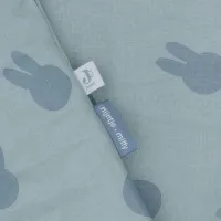 Set de cuverturi Jollein Miffy Shadow Sea Green, 100x140 cm