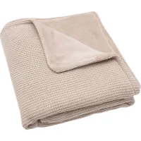 Paturica Jollein Basic Knit Wild Rose/Fleece, 100x150 cm foto