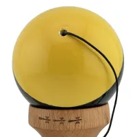 "Kendama X Original", Profesionala, Flippy, Rulment Metalic, Ața 55 cm, Ultra aderent, Cupe Mari, 7 x 6 x 18 cm, tricolor