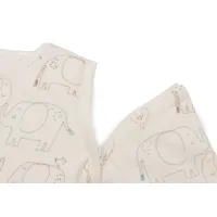 Sac de dormit cu maneci detasabile Jollein Elephant Tales, 70 cm