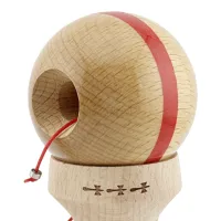 «Kendama Super Sticky X Original», rulment metalic, ața 62/65 cm, King size 7.5 x 6 x 18 cm, roșu