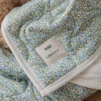 Одеяло стеганое BIBS Liberty Chamomile Lawn Violet Sky (85х110 см) foto