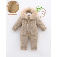 Leo King Baby Boy Romper - M.Beige 9421 3-6 / 62-68cm