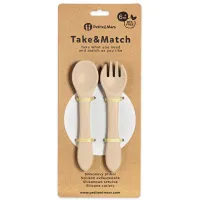 Set tacamuri din silicon Petite&Mars Take&Match Desert Sand foto