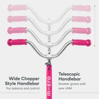 Trotineta Micro Cruiser LED Berry Red foto