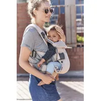 Marsupiu anatomic BabyBjorn One Air Pearly Pink, 3D Mesh foto