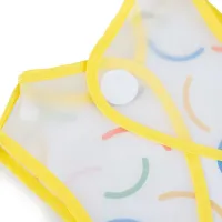Нагрудник детский без рукавов BabyJem Yellow Smiley Face, 32x37 см