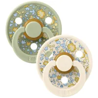 Set 2 suzete rotunde din latex BIBS LIBERTY Colour Eloise - Sage Mix (0-6 luni) foto