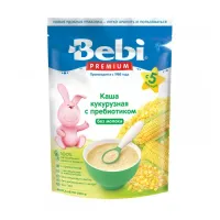 bebi premium Каша безмолочная кукурузная с пребиотиком (5 м+) 200 гр. 