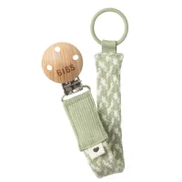 Lantisor clip pentru suzeta BIBS Sage/Ivory foto