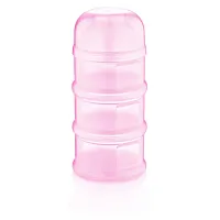 Контейнер для сухого молока с 3 отделениями BabyJem Pink