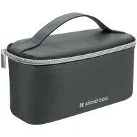 Gentuta termoizolatoare KikkaBoo Foody Dark Grey, 19x10x7 cm foto