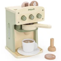 Set de joaca din lemn "Mașină de cafea cu accesorii."