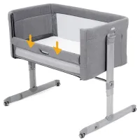 Кроватка Cosleeper 2 в 1 Joie Roomie Gray Flannel foto