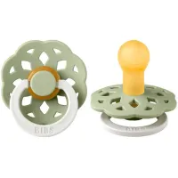 Пустышка круглая латексная BIBS Boheme Sage Glow (6-18 мес.) foto
