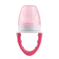 Dispozitiv de hranire din silicon Dr. Brown's Fresh First Roz (4+ luni)