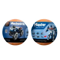 Set de construcție în ou iM Master Mechanical Master „Vehicule”, 6 modele, de la 118 pană la 124 elemente