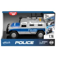 1:16 Jeep de poliție cu inerție (lumini /sunete / ușile se deschid)