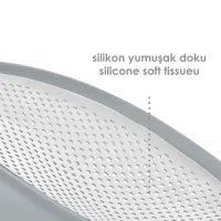 BABYJEM Suport pentru baie Soft Basic Gri