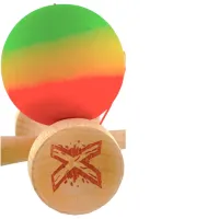 "Kendama Flippy X Original: Светофор", профессиональная, 7 х 6 х 18 см, веревка 55 см, большие чаши