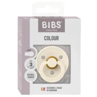 Suzeta rotunda din latex BIBS Ivory (18-36 luni) - Ambalaj premium foto