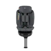 Вращающееся автокресло с изофиксом KikkaBoo i-Rove Dark Grey, 40-150 см foto