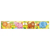 Set puzzle din lemn 4 în 1 „Jungla”