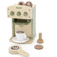 Set de joaca din lemn "Mașină de cafea cu accesorii."