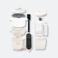 Robot multifunctional 5 in 1 Babymoov Nutribaby+ Mineral Beige foto