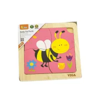 Mini-puzzle din lemn "Albina"