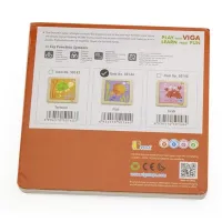 Mini-puzzle din lemn "Pește"