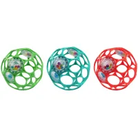 Jucarie zornaitoare Bright Starts Oball Easy Grasp, diverse culori foto