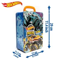Hot Wheels Контейнер для хранения 6 машинок серии Monster Trucks