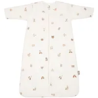Sac de dormit cu maneci detasabile Jollein Animal Friends, 70 cm
