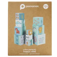Набор кубиков Premaman Happy Wild, 10 шт.