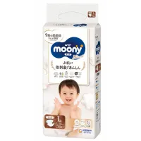 Подгузники Moony Natural, размер L, 9-14 кг, 38 шт.