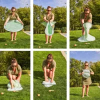 Палатка с UV-защитой Babymoov Moov & Protect Green Lagoon, 50+ UPF foto