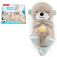 Плюшевый звуковой малыш-выдра Fisher-Price успокой и прижмись