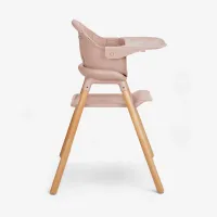Стульчик для кормления 6 в 1 KikkaBoo Woody Pink