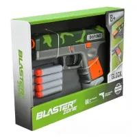 Пистолет Glock Blaster Zone с мягкими патронами (зеленый камуфляж)