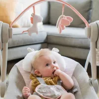 Музыкально-электронные качели Bright Starts Ingenuity Comfort 2 Go Flora the Unicorn foto