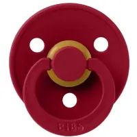 Пустышка круглая латексная BIBS Ruby (0-6 мес.) foto