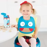Bavetica de silicon Fold & Go Skip Hop Zoo Bufnita foto